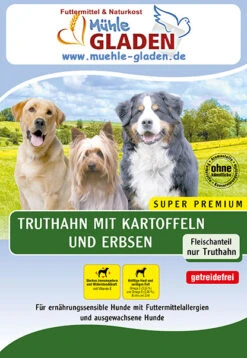 Gladen Truthahn Mit Kartoffel & Erbsen 5kg